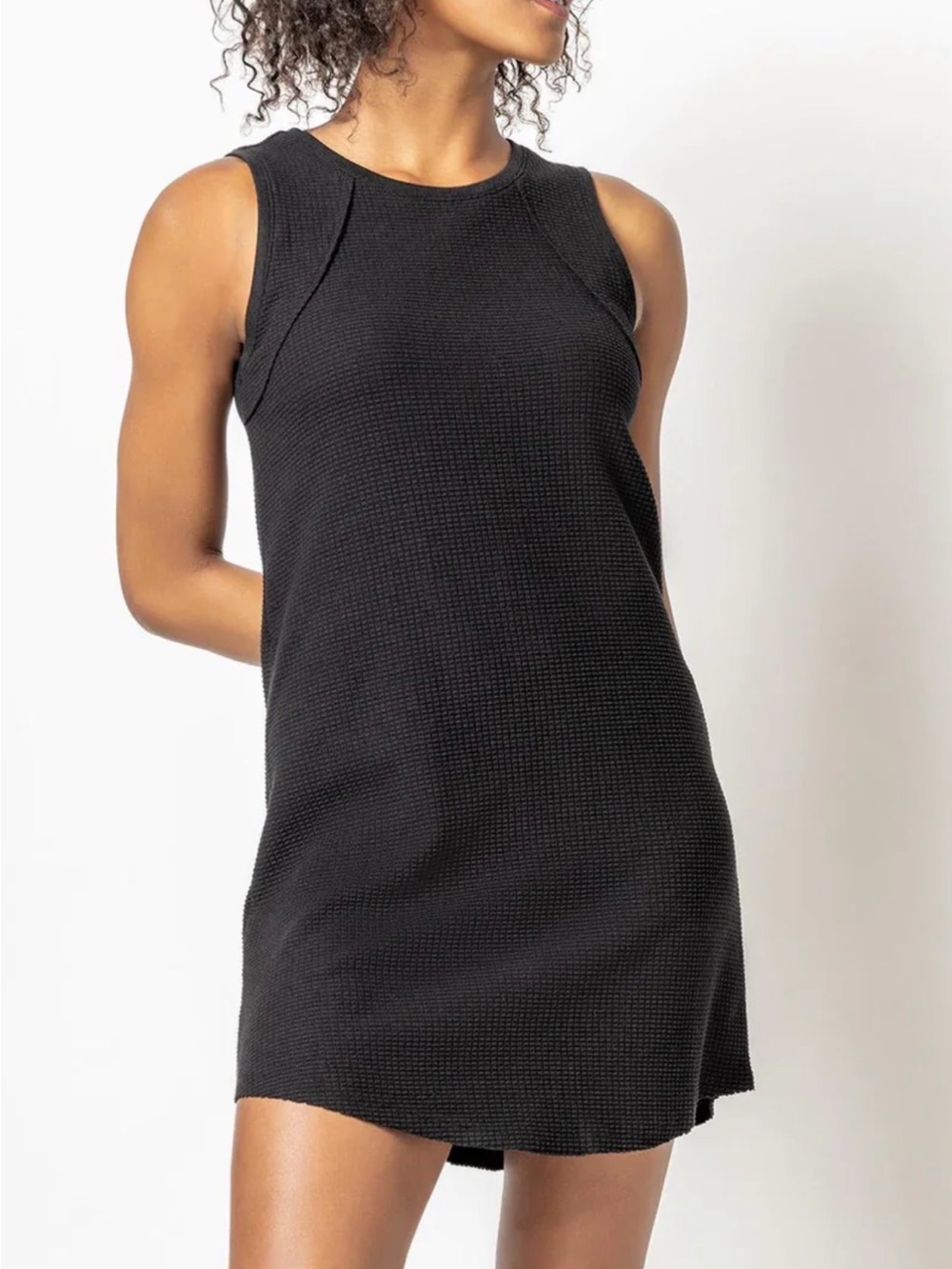 Lilla P Waffle Knit Tank Dress